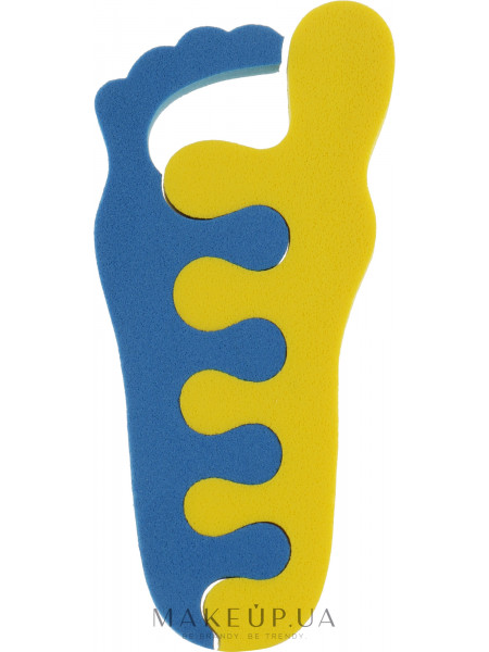 Разделитель для пальцев ног ts-01, 2шт, желтый с синим