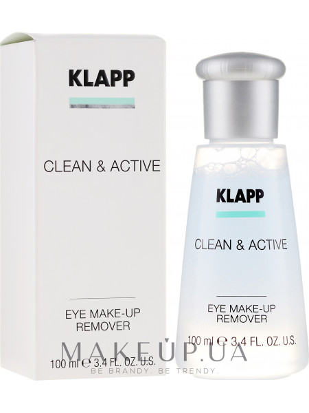 Klapp clean & active eye make-up remover
