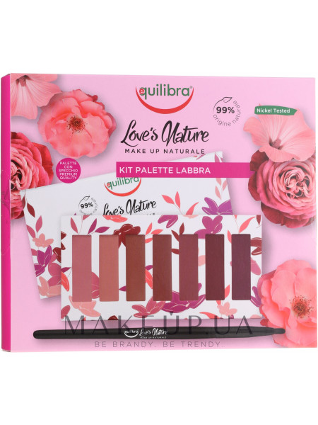 Equilibra love’s nature lip palette kit