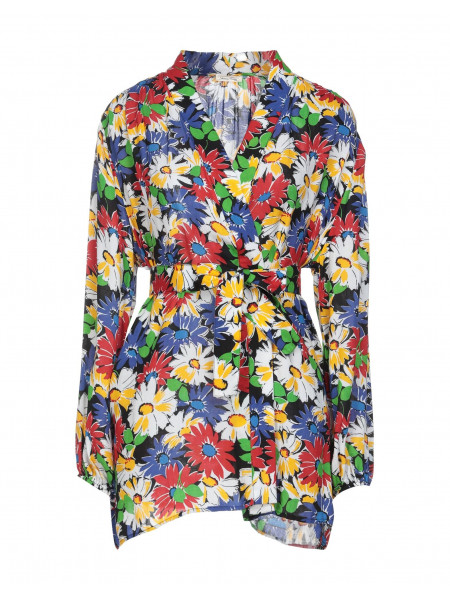 Рубашки и блузки с цветочным рисунком