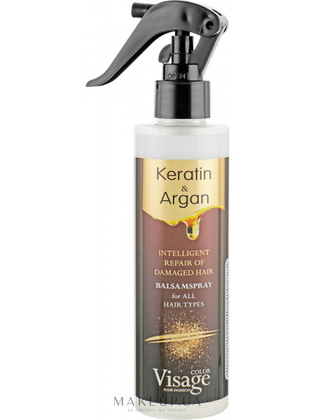 Бальзам-Спрей для волос с кератином и аргановым маслом