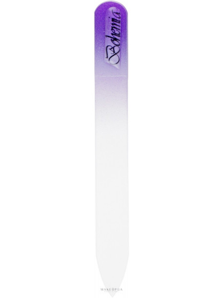 Пилочка хрустальная для ногтей 08-1052, 105мм, фиолетовая