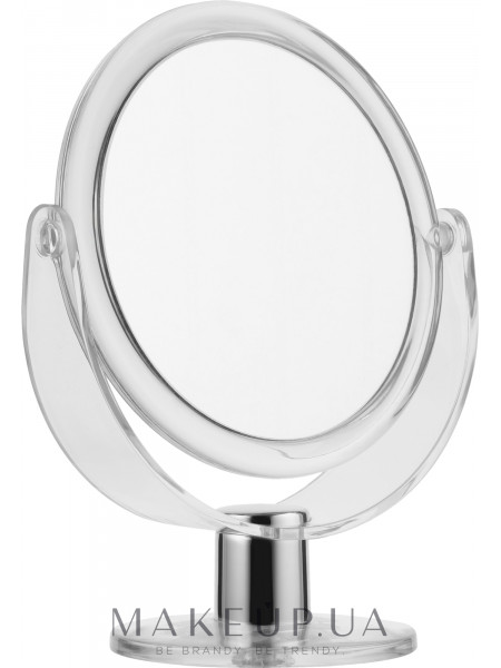 Косметическое зеркало двухстороннее, 12,5 см, круглое