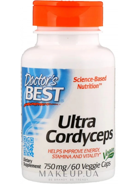 Ultra cordyceps, 750 мг, капсулы
