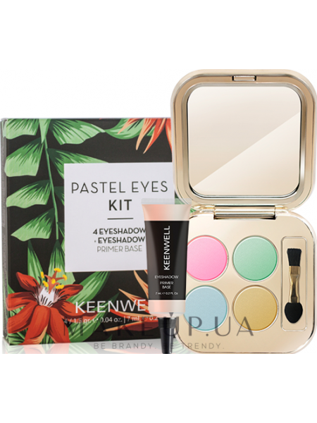 Keenwell pastel eyes kit (eyeshadows4x1,5g + eyeprimer7ml)