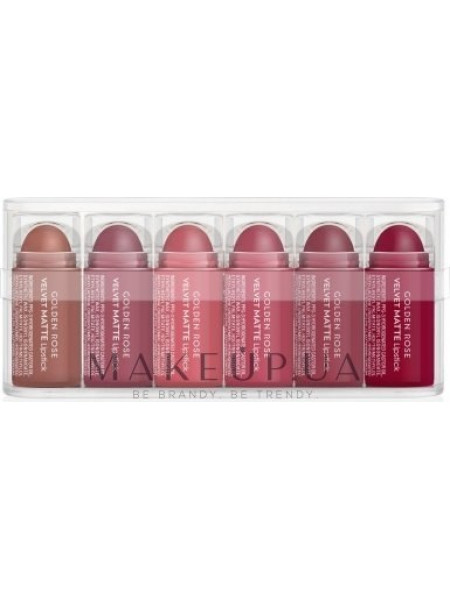 Golden rose matte lipsticks mini set (lipst6pcs)