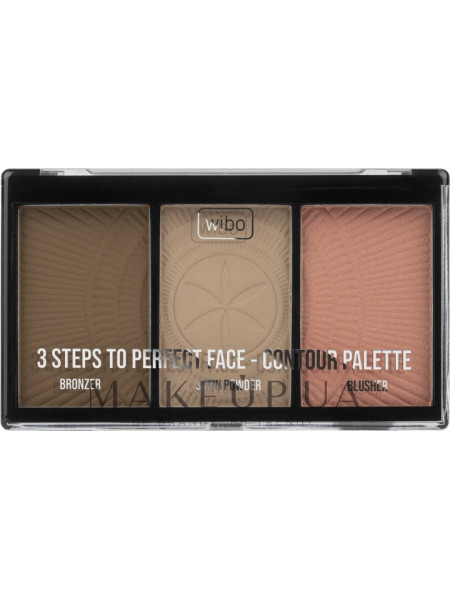 Wibo 3 steps to perfect face contour palette new edition