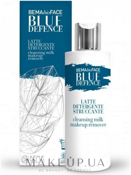 Bema cosmetici bemabioface blue defence cleansing milk & make-up remover