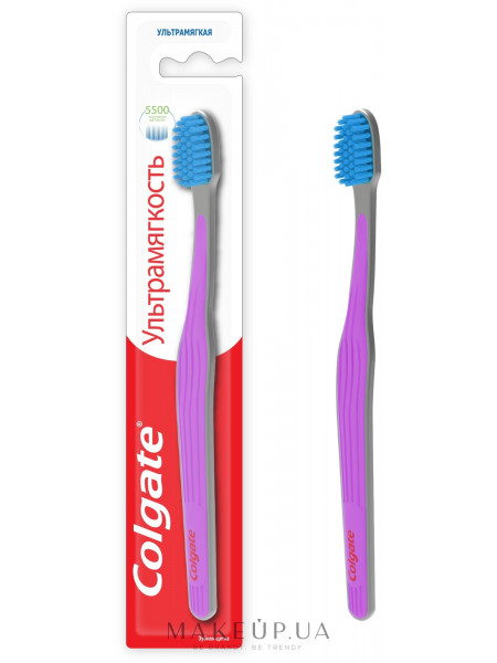 Ультрамягкая зубная щетка для эффективной чистки зубов, фиолетовая