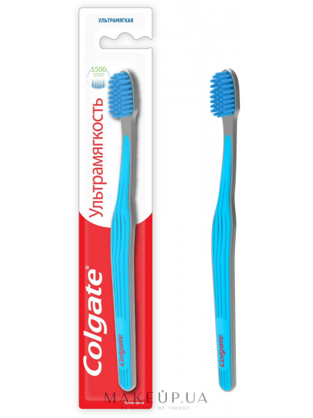 Ультрамягкая зубная щетка для эффективной чистки зубов, голубая