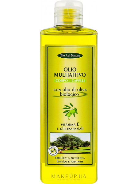 Мультиактивное масло для тела и волос с оливковым маслом, витамином е и эфирными маслами