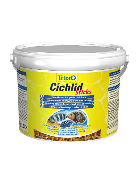 Сухой корм для аквариумных рыб Tetra в палочках «Cichlid Sticks» 10 л (для всех цихлид)