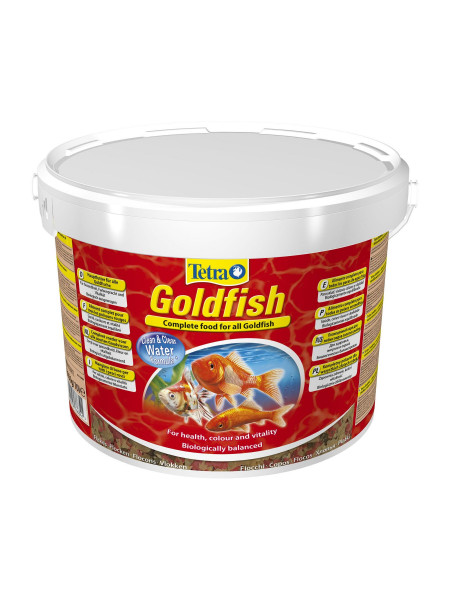 Сухой корм для аквариумных рыб Tetra в хлопьях «Goldfish» 10 л (для золотых рыбок)