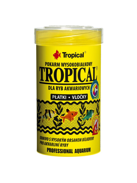 Сухой корм для аквариумных рыб Tropical в хлопьях «Tropical» 100 мл (для всех аквариумных рыб)