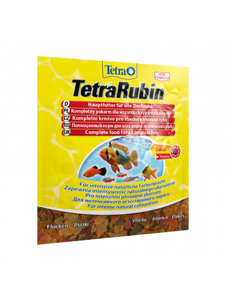 Сухой корм для аквариумных рыб Tetra в хлопьях «TetraRubin» 12 г (для всех аквариумных рыб)