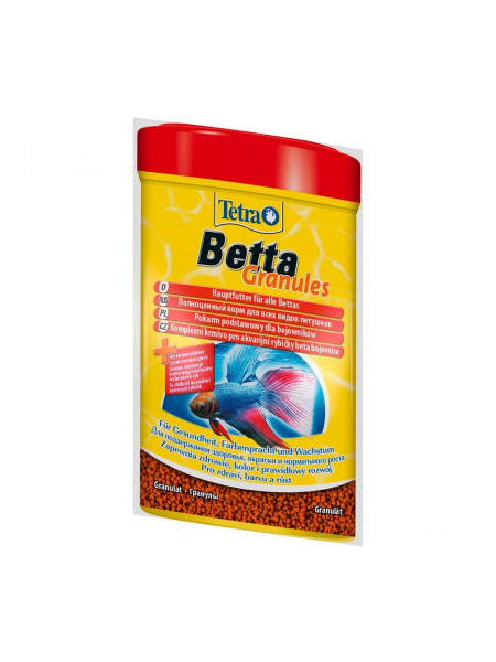 Сухой корм для аквариумных рыб Tetra в гранулах «Betta Granules» 5 г (для петушков)