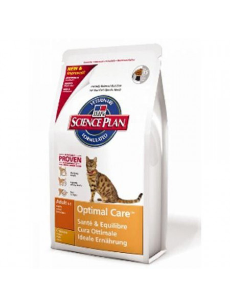 Сухой корм для взрослых кошек Hills SP Fel Adult OptCare 1,5 кг (курица)