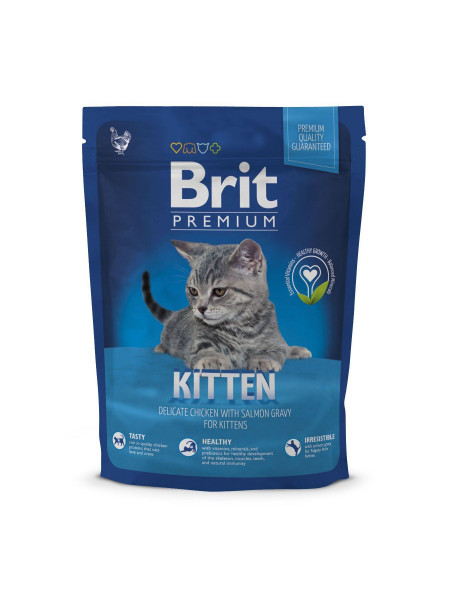 Сухой корм для котят Brit Premium Cat Kitten 300 г (курица)