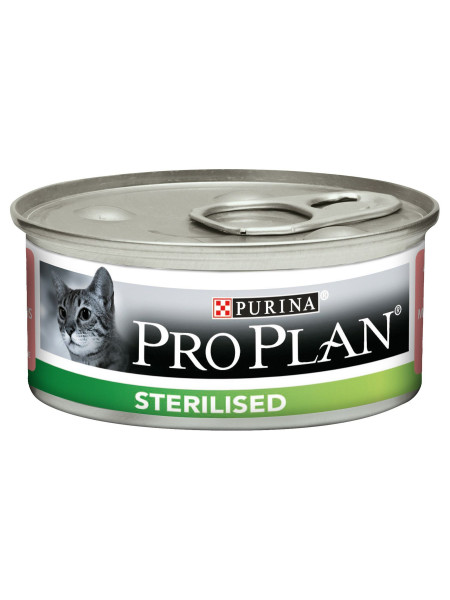 Влажный корм для стерилизованных кошек Pro Plan Sterilised 85 г (тунец и лосось)