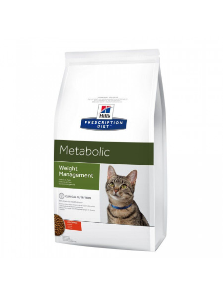 Сухой корм для кошек, для снижения веса Hills Prescription Diet Feline Metabolic 1,5 кг (домашняя птица)