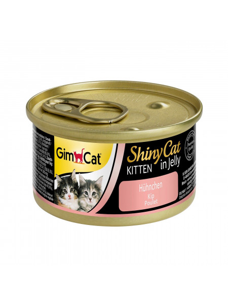 Влажный корм для котят GimCat Shiny Cat 70 г (курица)