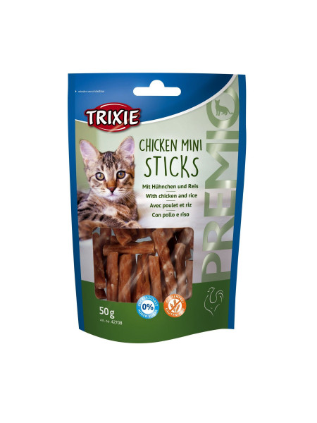 Лакомство для кошек Trixie PREMIO Mini Sticks 50 г (курица)
