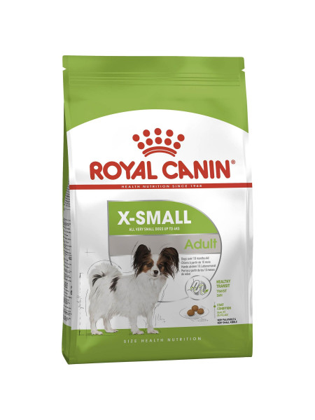 Сухой корм для взрослых собак мелких пород Royal Canin X-Small Adult 1,5 кг (домашняя птица)
