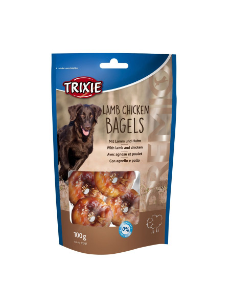 Лакомство для собак Trixie PREMIO Lamb Chicken Bagles 100 г (курица и ягненок)