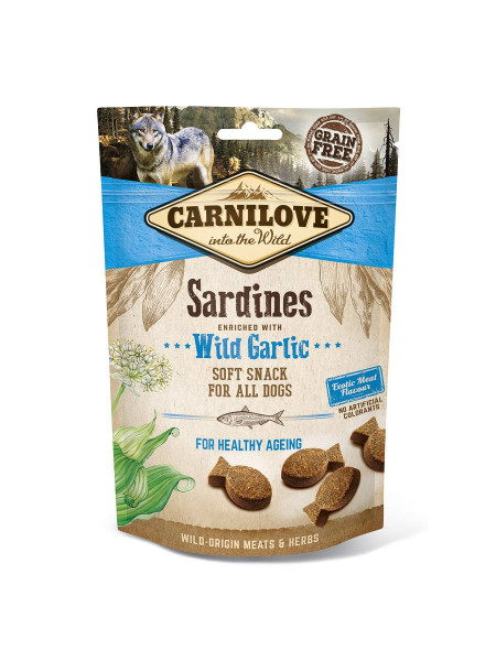 Лакомство для собак Carnilove Sardines with Wild Garlic 200 г (рыба)