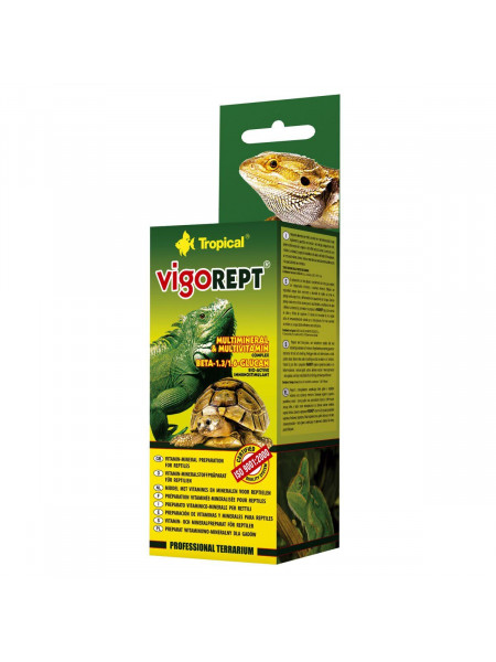 Комплекс витаминов и минералов Tropical «Vigorept» с для всех видов рептилий 85 г